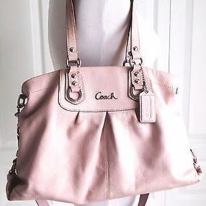 Coach Baby Pink Satchel with Removable Straps